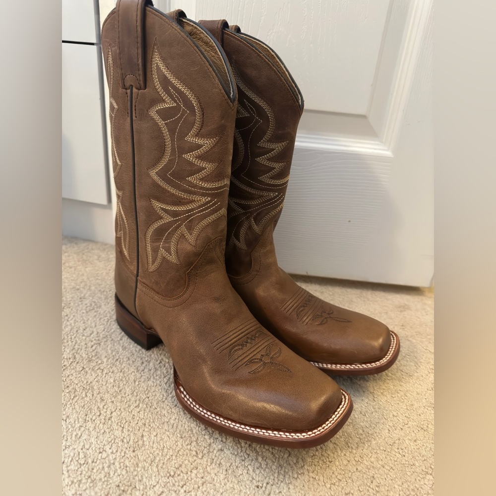 shyanne womens square toe boots size 9